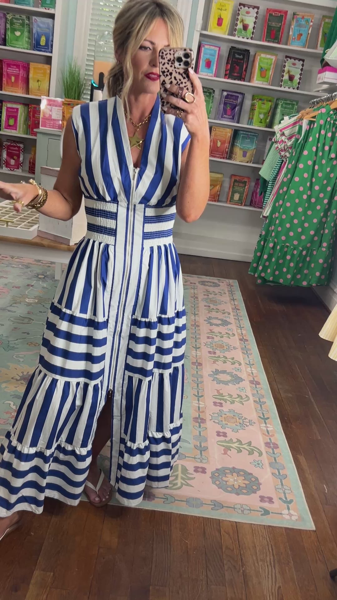 Brightest Skies Maxi Dress - Blue