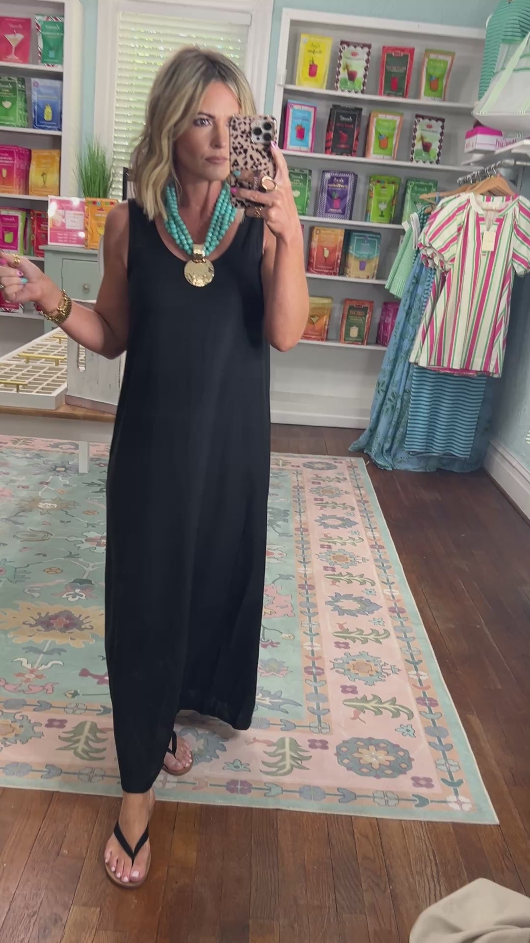 On the Daily Linen Maxi Dress - Tan