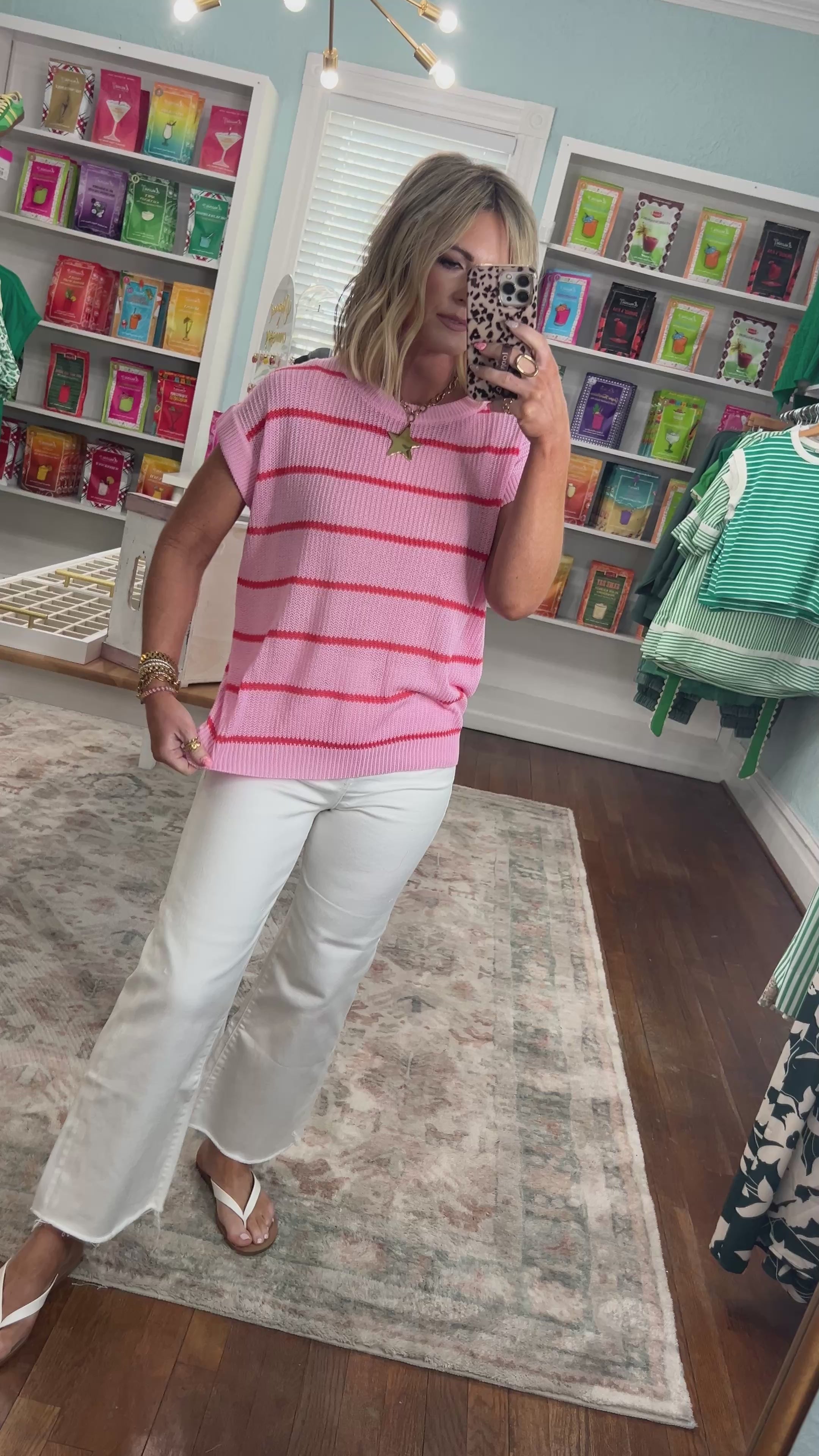 Main Attraction Striped Knit Sweater