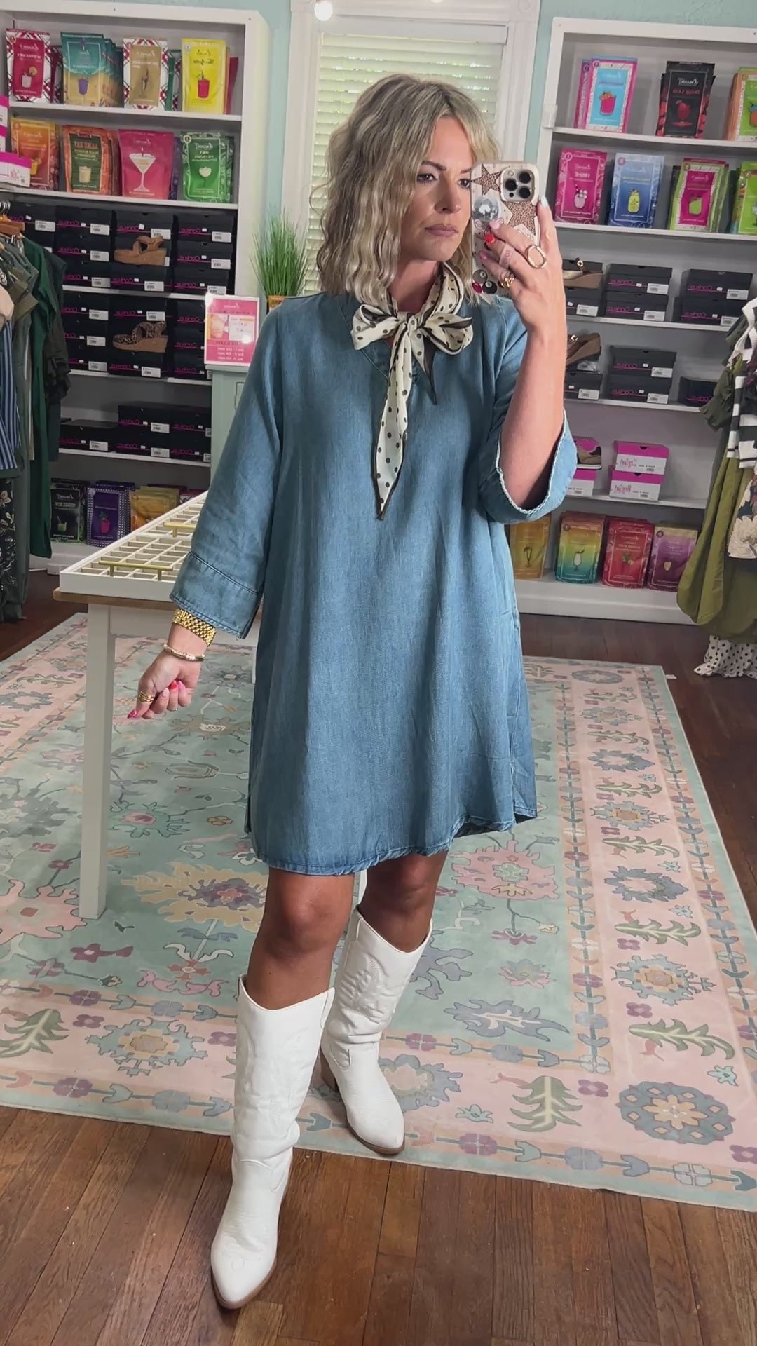 Denim Daydream Washed Denim Dress