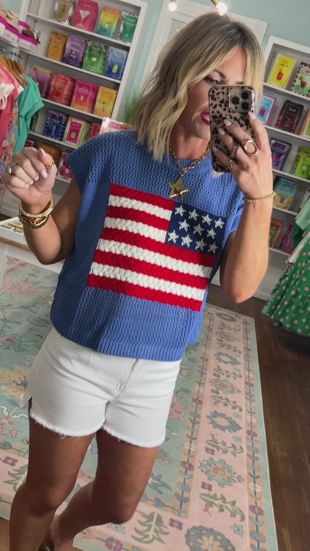 Home of the Brave Sweater Top