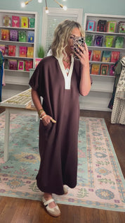 Your Time Midi Dress - Clay