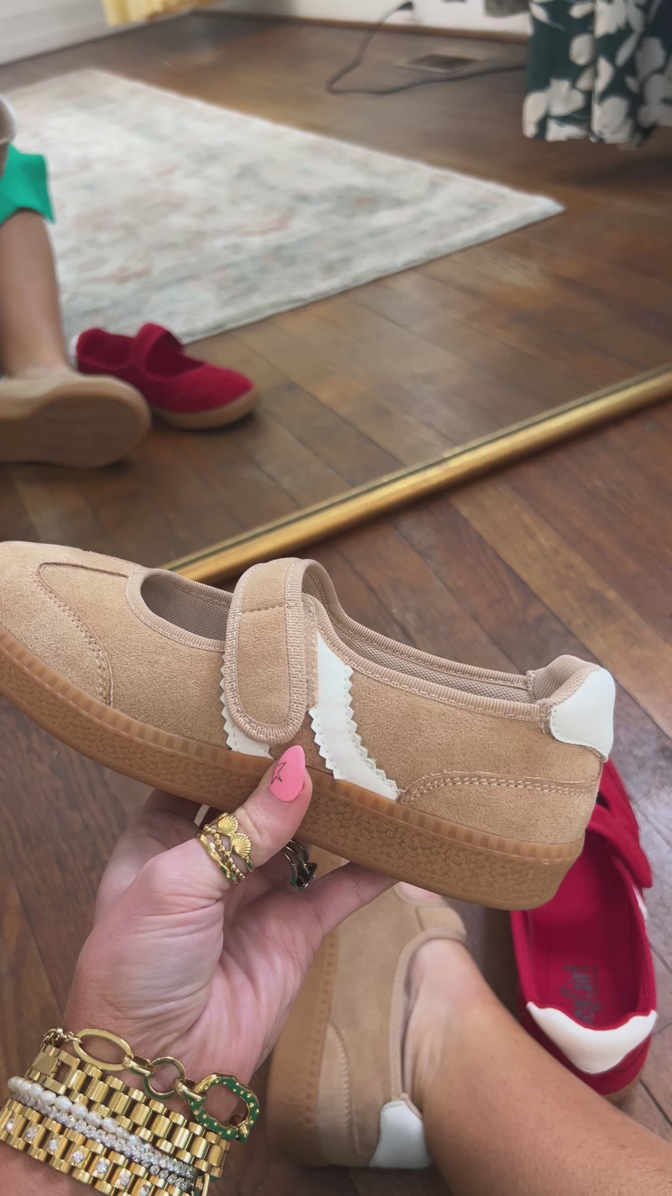 Corkys | Calm Down - Red Faux Suede