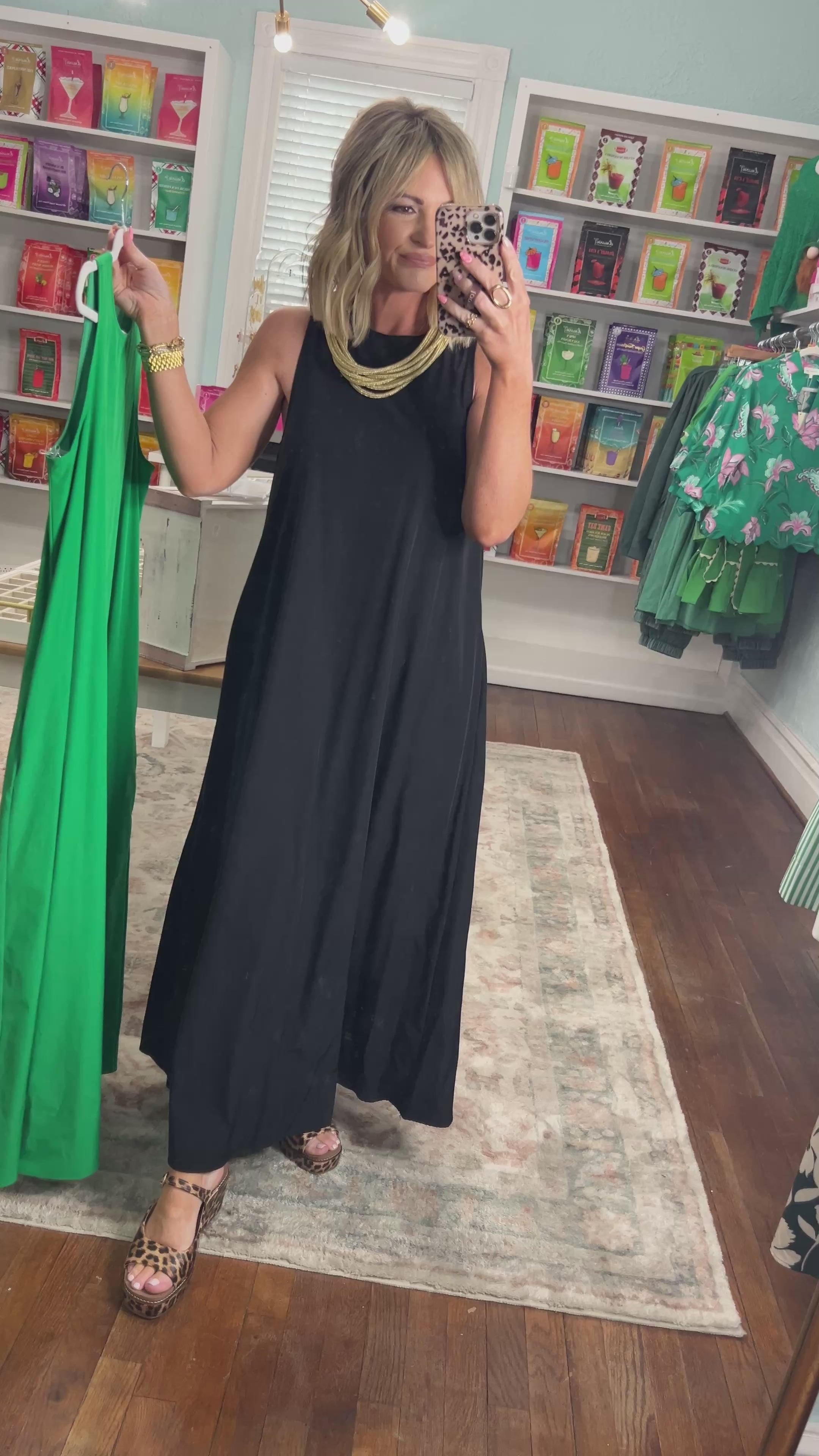 Not Just Anyone Midi Dress - Green