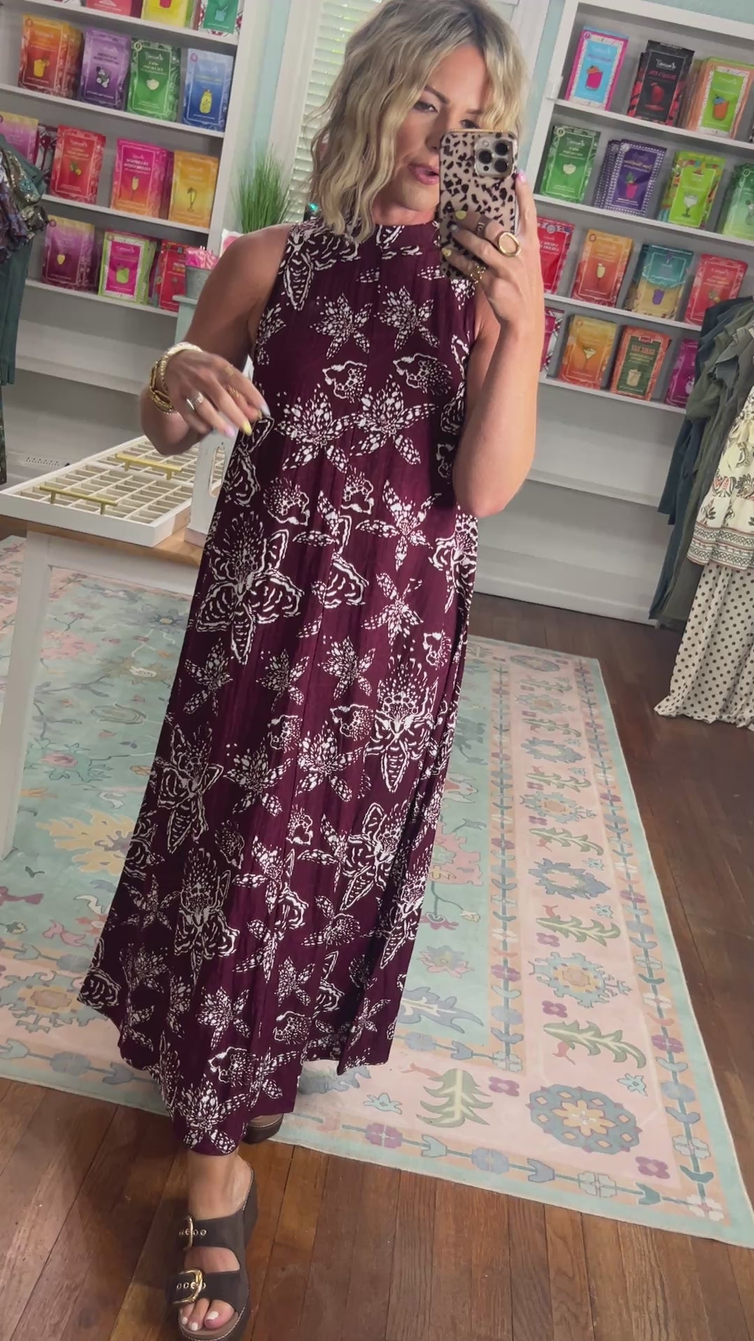 September Blooms Floral Maxi Dress