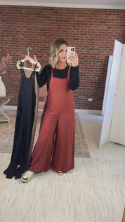 No Hard Feelings Jumpsuit - Copper