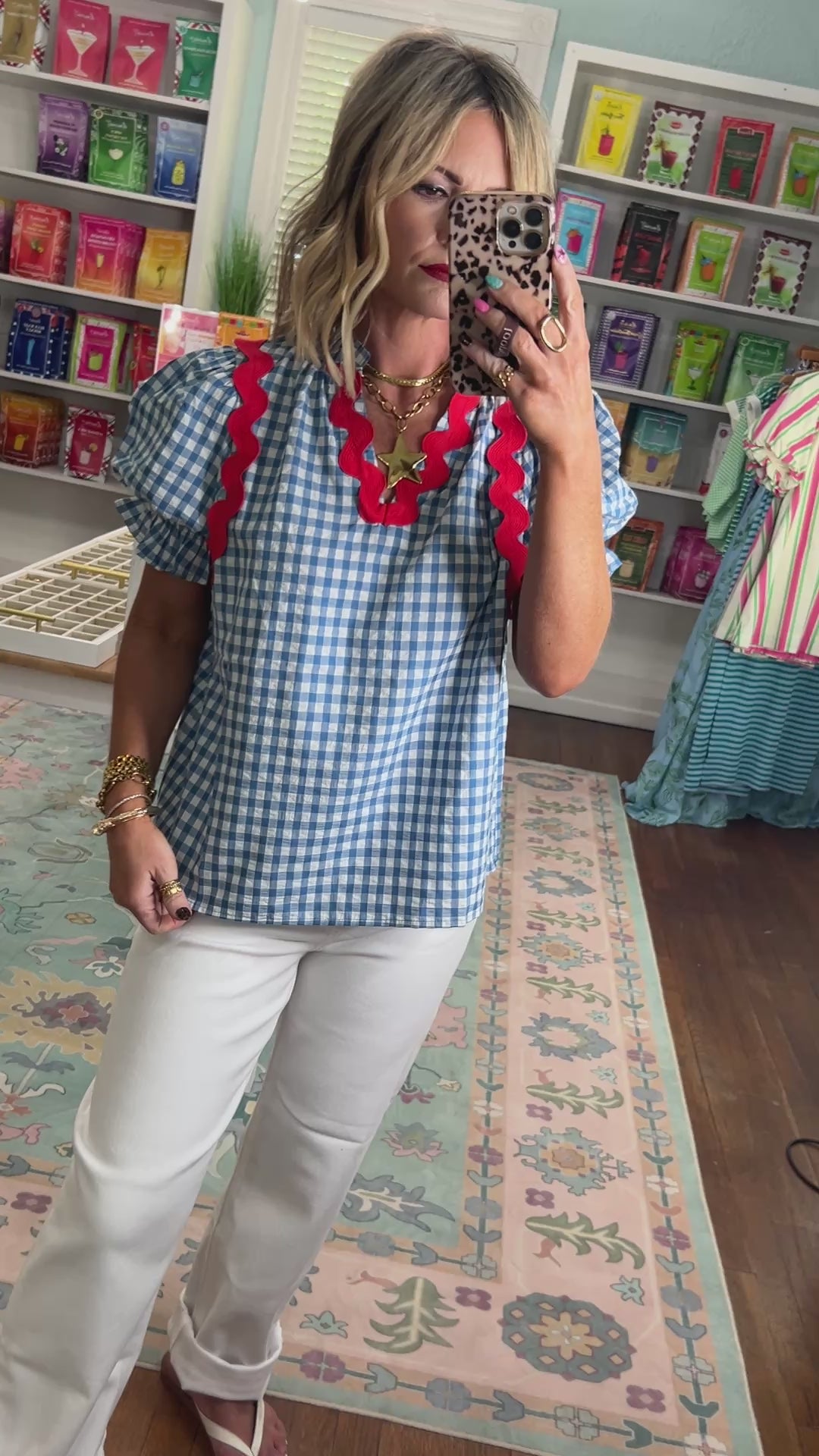 Picnic in the Park Top - Red
