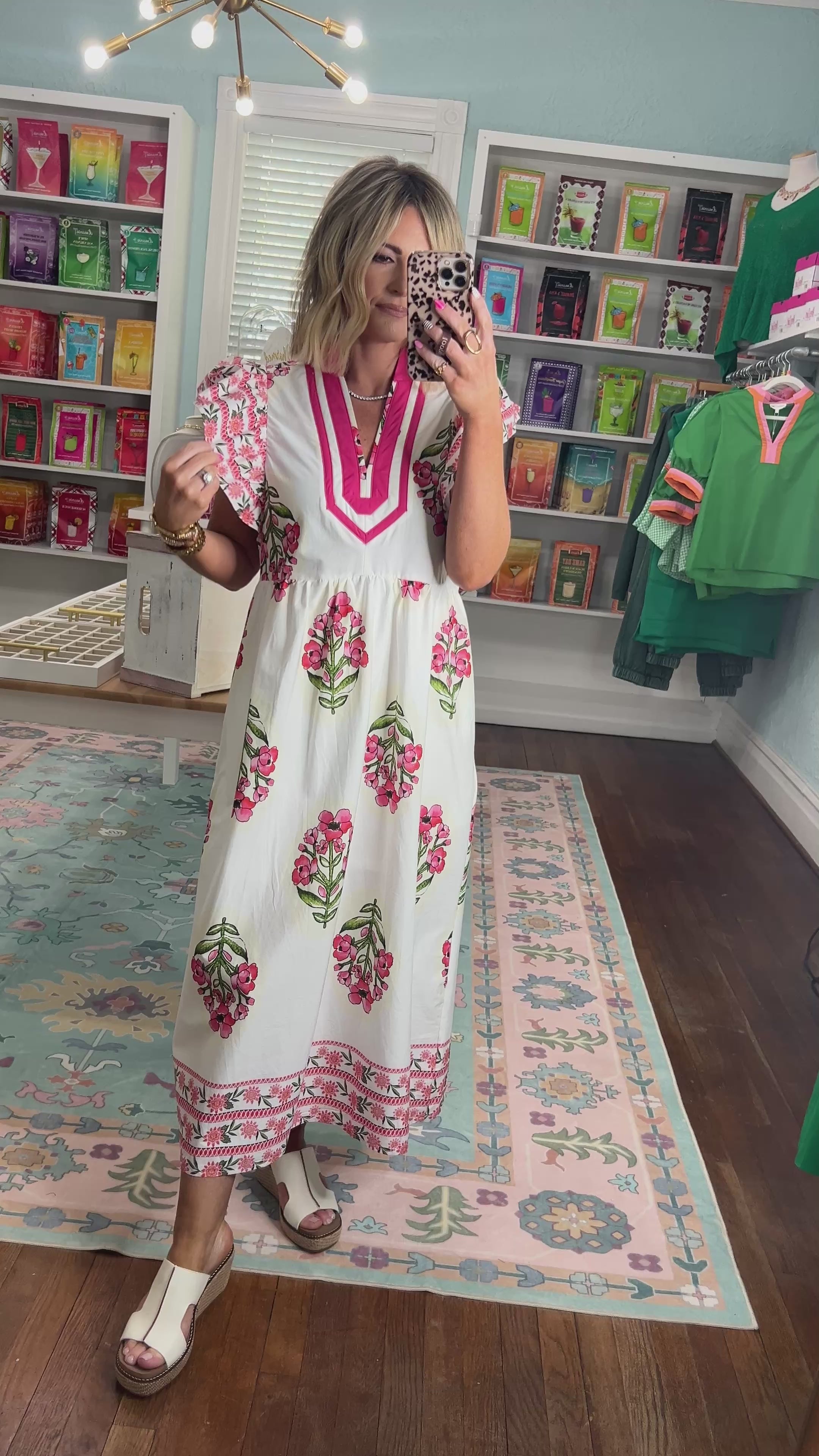 Sweet Bloom Midi Dress