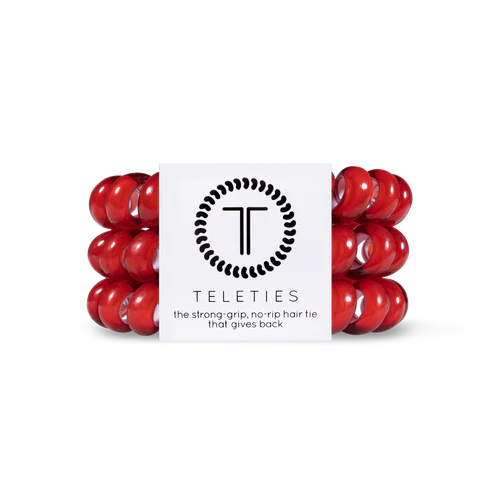 Large Teleties - Scarlet Red