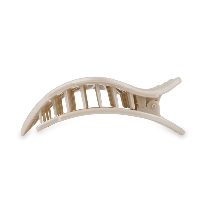 Teleties Shimmering Shell Large Flat Hair Clip - Large