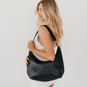 Sienna Slouchy Woven Shoulder Bag-Crossbody Bag-Pretty Simple