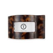 Medium Flat Rectangle Hair Clip - Tortoise
