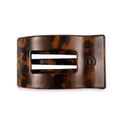 Medium Flat Rectangle Hair Clip - Tortoise