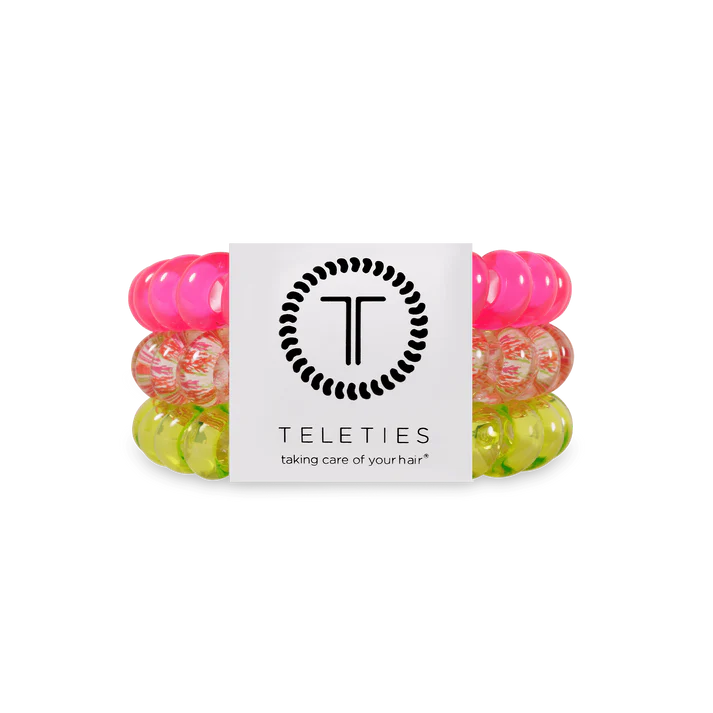 Teleties Tropical Punch Large Hair Ties - Large