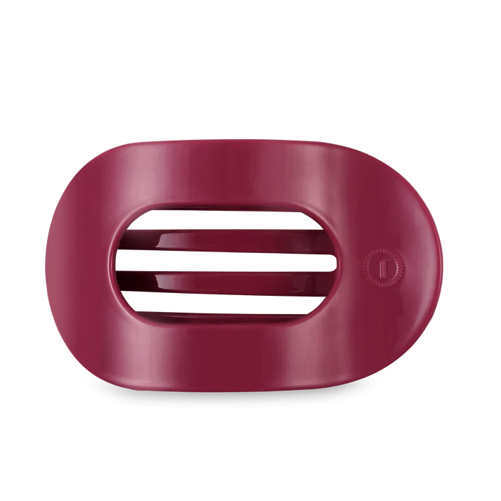 Large Flat Round Hair Clip- Wild Side