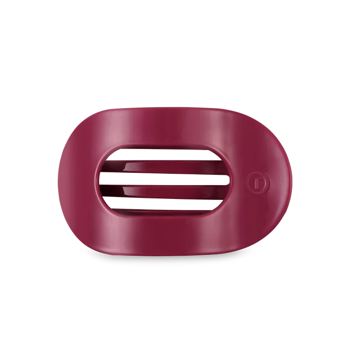 Medium Flat Round Hair Clip- Wild Side