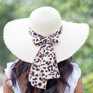 Cove Sun Hat in Leopard
